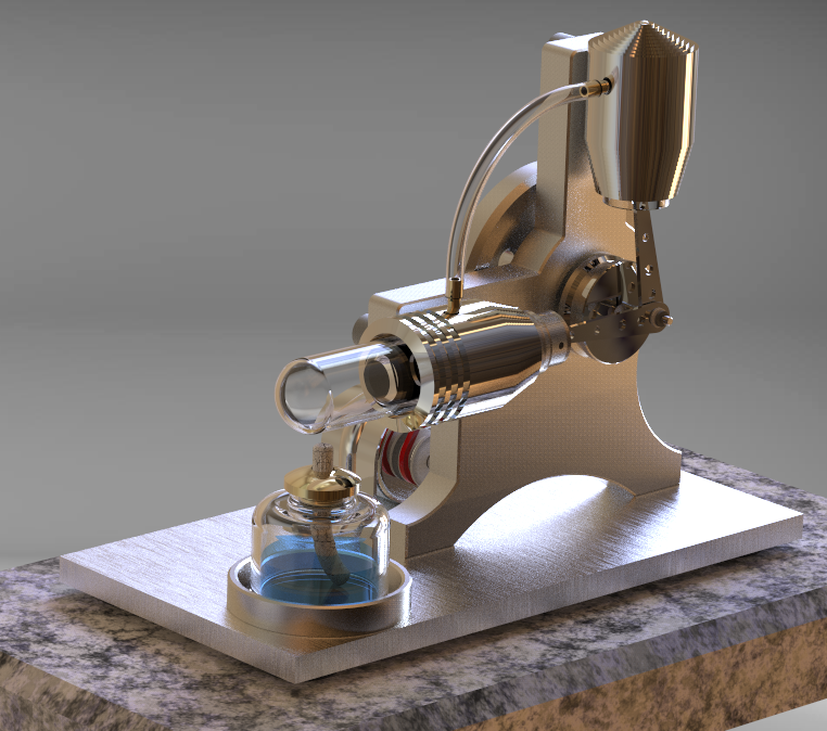 3D Stirling Engine